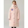 Authentic Pink Energy Goose Long Parka Kid's Down Jacket Online for Sale