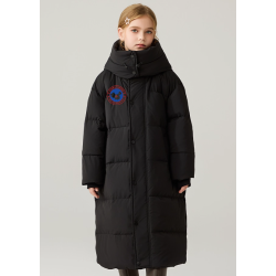 Authentic Black Energy Goose Long Parka Kid's Down Jacket Online for Sale
