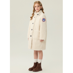 Authentic White Energy Goose Korea Style Kid's Lamb Coat Elite Kids Online for Sale
