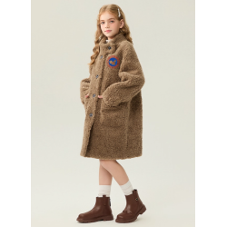 Authentic White Energy Goose Korea Style Kid's Lamb Coat Elite Kids Online for Sale