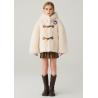 Authentic White Energy Goose Bazaar Ox Horn Kid's Lamb Short Coat Elite Kids Online for Sale