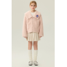 Authentic Pink Energy Goose Mink Fur Kid's Lamb Short Coat Elite Kids Online for Sale