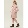 Authentic Pink Energy Goose Middle Long Kid's Lamb Coat Elite Kids Online for Sale