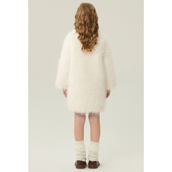 Authentic White Energy Goose Colorful Button Kid's Lamb Coat Elite Kids Online for Sale