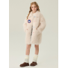Authentic White Energy Goose Colorful Button Kid's Lamb Coat Elite Kids Online for Sale