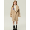 Authentic Coffee Energy Goose Suit Collar Kid's Lamb Coat Elite Kids Online for Sale