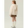 Authentic White Energy Goose Coney Hat Kid's Lamb Coat Elite Kids Online for Sale