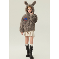 Authentic White Energy Goose Coney Hat Kid's Lamb Coat Elite Kids Online for Sale