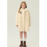 Authentic Light Yellow Energy Goose Stylish Kid's Lamb Coat Elite Kids Online for Sale