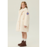 Authentic Light Yellow Energy Goose Stylish Kid's Lamb Coat Elite Kids Online for Sale