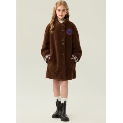 Authentic Chocolate Energy Goose New Kid's Lamb Coat Elite Kids Online for Sale