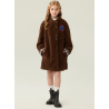 Authentic Chocolate Energy Goose New Kid's Lamb Coat Elite Kids Online for Sale