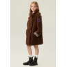 Authentic Chocolate Energy Goose New Kid's Lamb Coat Elite Kids Online for Sale