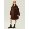 Authentic Chocolate Energy Goose New Kid's Lamb Coat Elite Kids Online for Sale