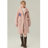 Authentic Pink Energy Goose Dual Row Kid's Lamb Coat Elite Kids Online for Sale